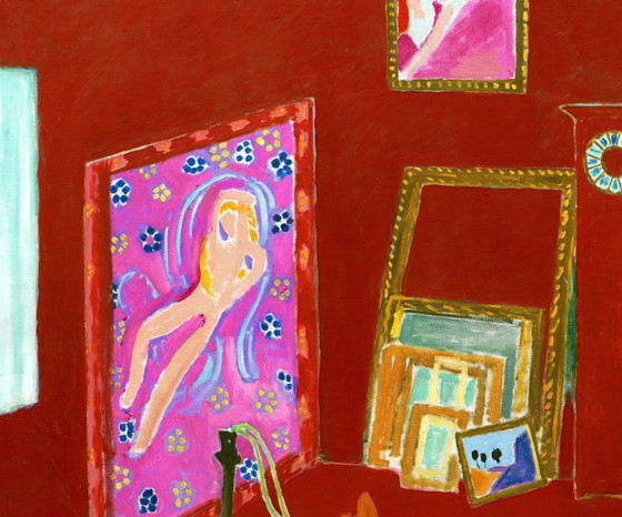 Image 1 of The Red Studio - Henri Matisse 1911 - 84 x 70 cm