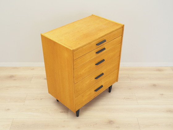 Image 1 of Commode en frêne, Design danois, 1960S, Manufacture : Lyby Møbler