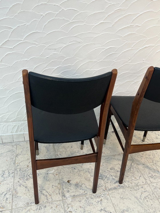 Image 1 of Coppia di sedie vintage in stile scandinavo degli anni '60.