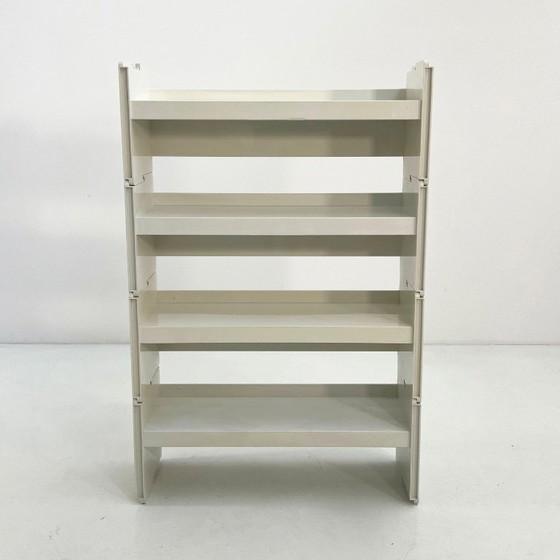 Image 1 of Witte modulaire Jeep-boekenkast van De Pas, D'Urbino en Lomazzi voor BBB, jaren 70.