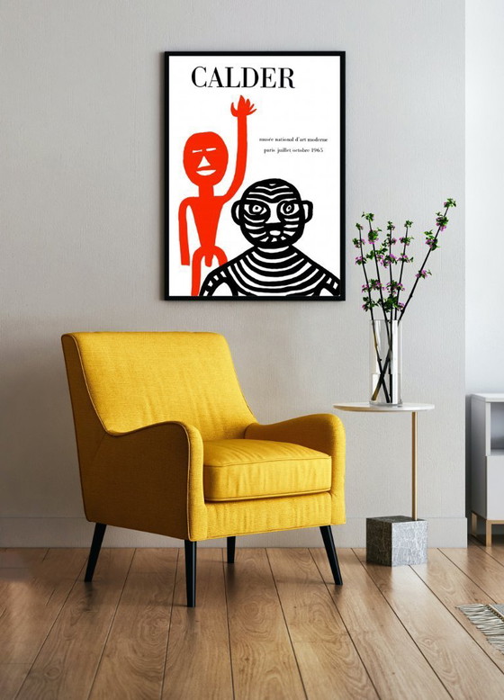 Image 1 of L'uomo tigre e l'uomo rosso (1965) - Poster di Alexandre CALDER - 50 × 70 cm