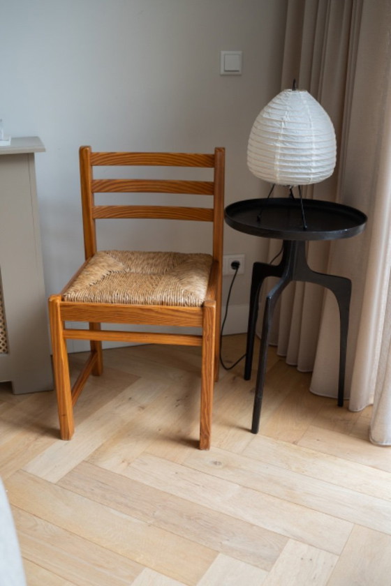 Image 1 of Set di 2 sedie vintage in legno di pino