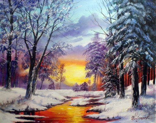Gulczas Kunst „Sonne des letzten Winters“