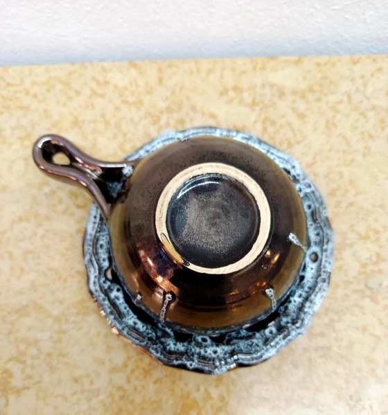 Image 1 of 6x vintage Sars Poteries coffee cups, 1960s