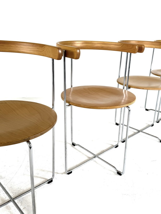 Image 1 of 6x Silla plegable de diseño 'Soley', Kusch & Co '80