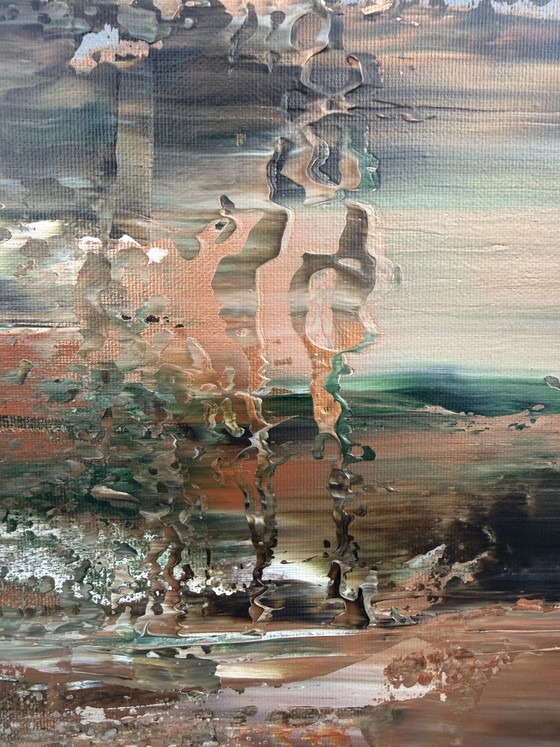 Bronze en mouvement, hors cadre, possible – Peintures et dessins, Canvas (photo 6 of 6)