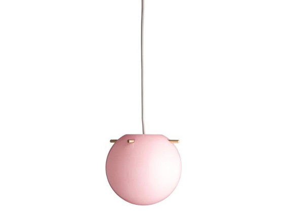 Image 1 of Lampada a sospensione Frandsen Koi Ø25 – rosa opale / ottone