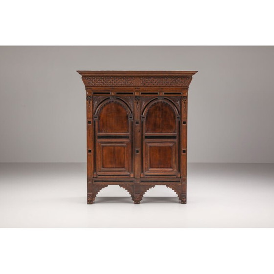 Image 1 of Vintage Utrechtse Poort linnen cabinet