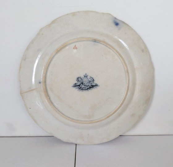 Antiker Teller aus dem 19. Jahrhundert – John Ridgway (Staffordshire, 1835) – Geschirr, Ceramic (photo 2 of 8)