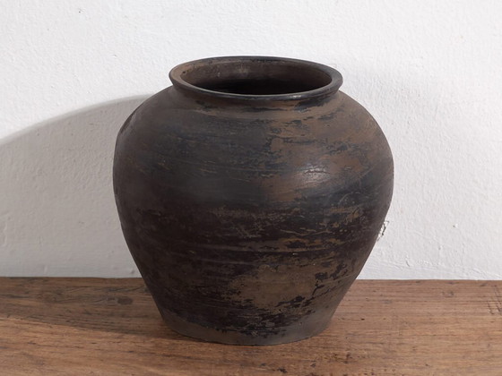 Vase ancien asiatique style wabi sabi (c.1900) #14 – Ceramic (photo 29 of 34)