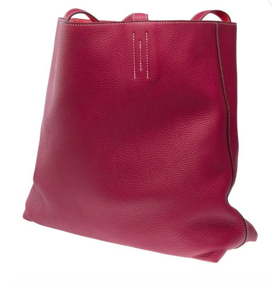 Image 1 of Sac HERMES en Cuir Rouge - 101897