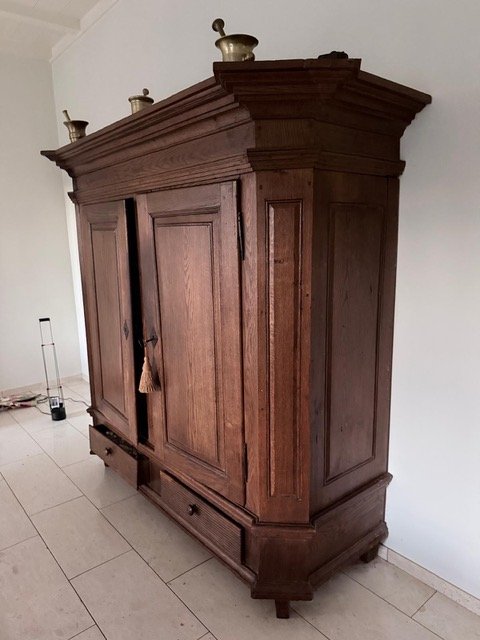 Antiker Eichenschrank – Wandschrank, Wood (photo 3 of 5)