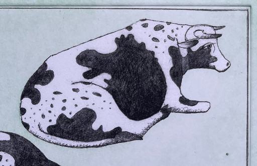 François-Xavier Lalanne - Les Vaches, 2004 Estampe originale