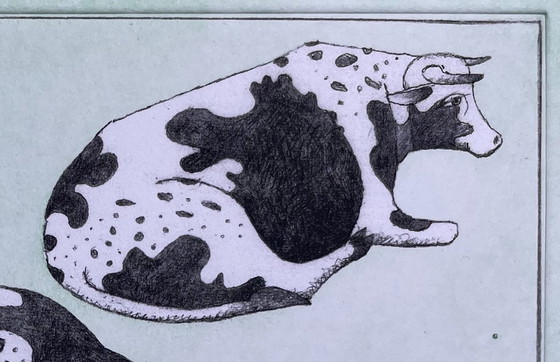 Image 1 of François-Xavier Lalanne - Les Vaches, 2004 Estampe originale 