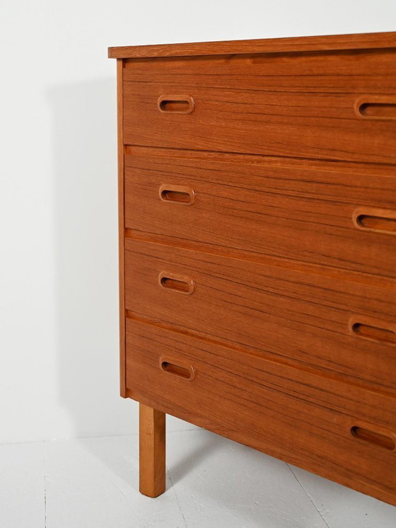 Image 1 of Scandinavian teak chest of drawers, 1960s