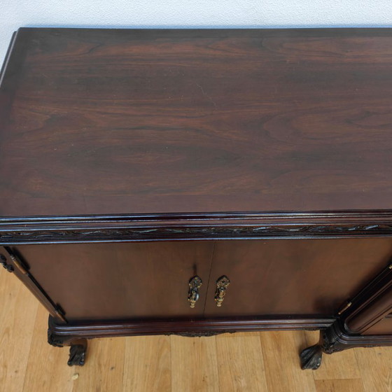 Image 1 of Vintage Chippendale dressoir buffetkast ladekast wandkast