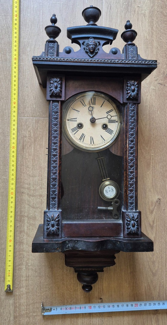 Image 1 of Miniature Junghans regulator wall clock