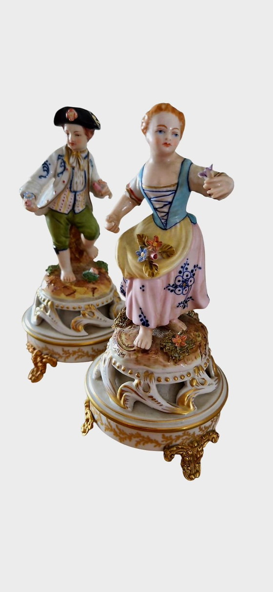 Image 1 of 2 Statuettes : L'homme et la femme