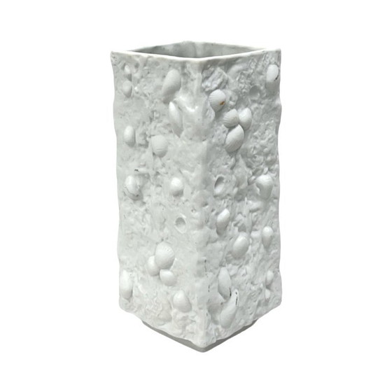 Image 1 of Fossiele koekjesvaas, VEB Kunstporzellan Ilmenau, Duitsland, jaren 70