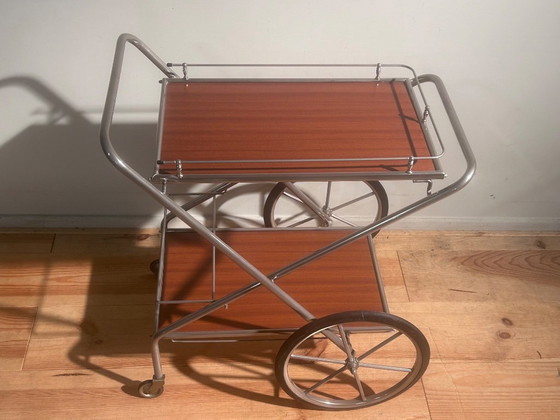 Image 1 of Carrello di servizio vintage di metà secolo