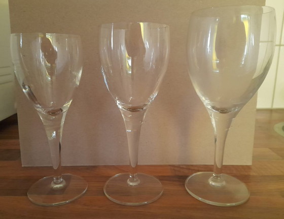 Image 1 of KRISTALLGLASSERVICE LUIGI BORMIOLI, MODELL LIGHT 7 MUSIC