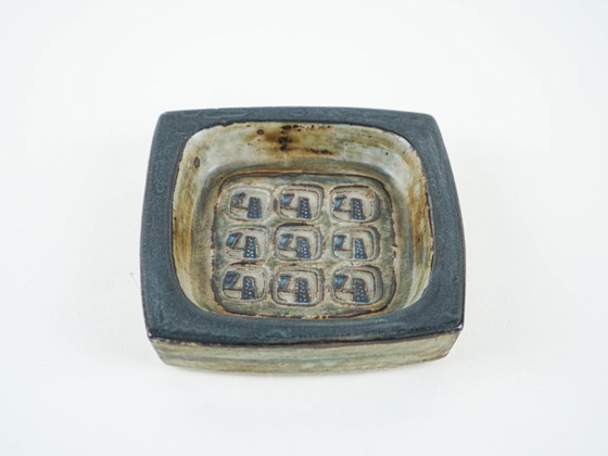Bol en céramique, design danois, années 1960, fabriqué par Royal Copenhagen, Accessoires de cuisine, Vert (photo 4 sur 9)