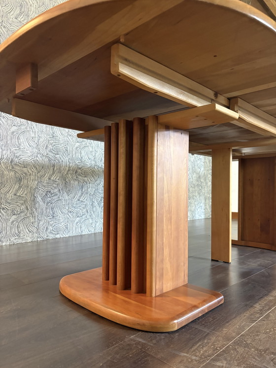 Mid Century Oak Dining Table – Wood (photo 4 of 7)
