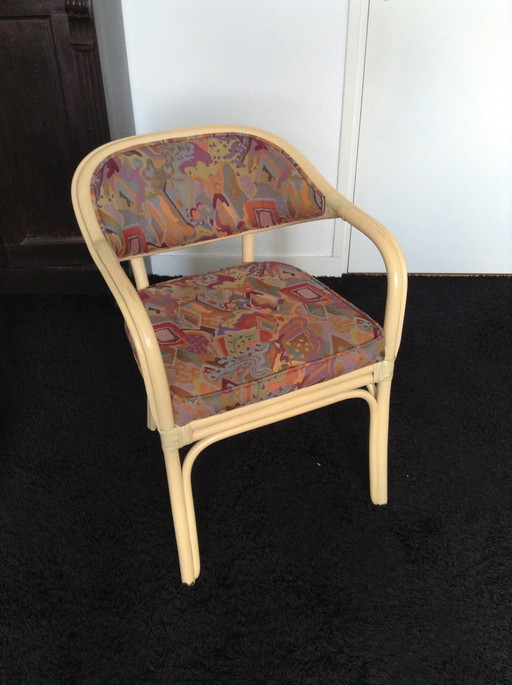 Vintage Design Chair Roberti Rattan Italy