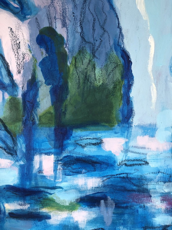 Boschi misteriosi, Arte, Tela, Blu (foto 3 di 5)