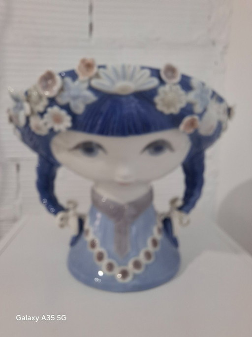 Lladro Cabeza De Primavera – vazen, Ceramic (photo 2 of 5)