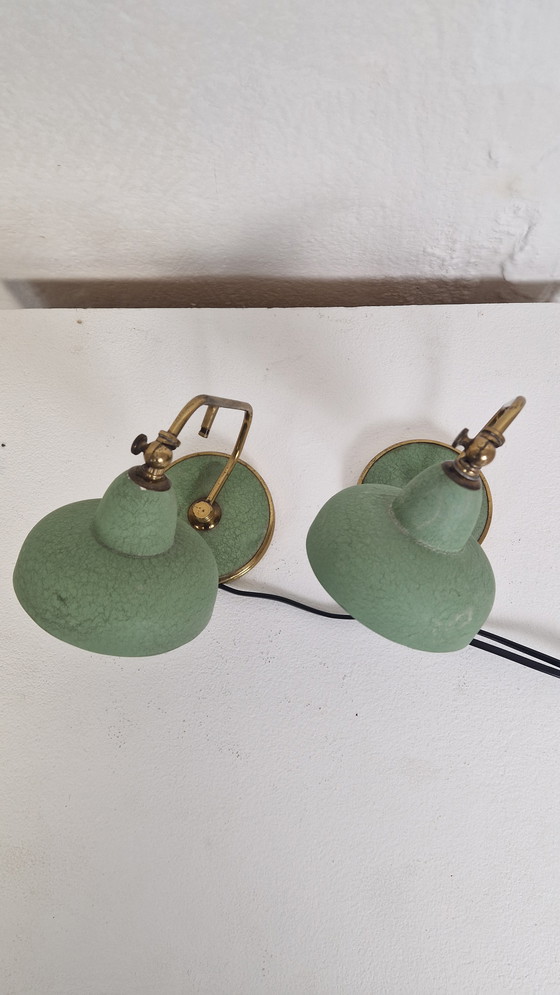 Image 1 of 2 lámparas de mesilla de noche de los años 50 realmente geniales