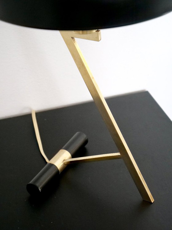 Philips Louis Kalff Mid Century Diplomat Z Lamp – Table lamps, Brass (photo 9 of 24)