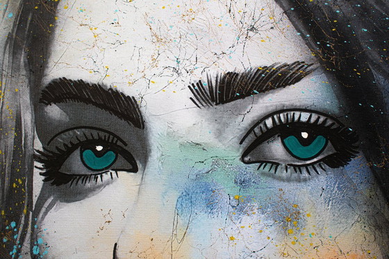 Image 1 of GONGAS - Suspicious - Artist canvas