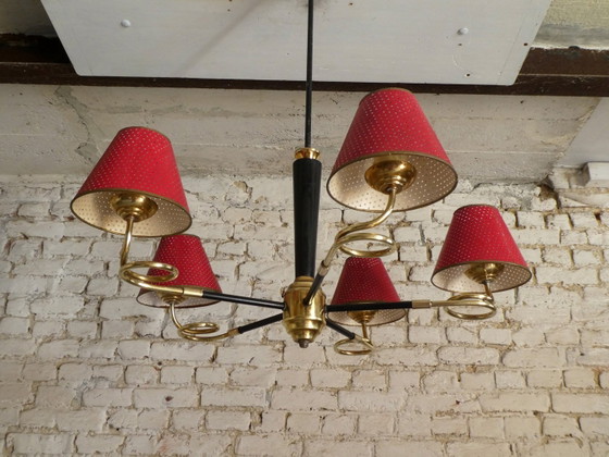 Lustre Mid-Century, France, années 1950 – Mid Century Modern (photo 5 of 7)
