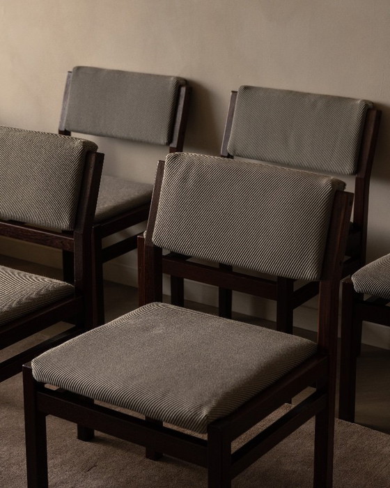 Image 1 of Set di 6 sedie da pranzo Pastoe SA07 – serie giapponese Cees Braakman – anni '60