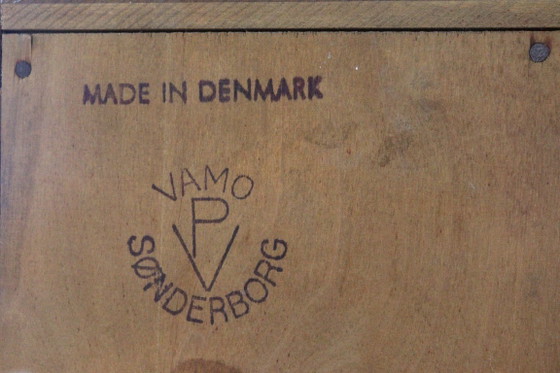 Image 1 of  Vamo Sønderborg highboard attr. Arne Vodder | 194 cm vintage Deens design