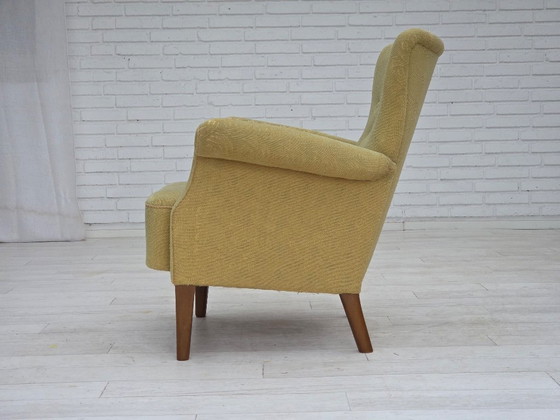 Image 1 of Dänischer Sessel von Fritz Hansen aus den 1960er Jahren, Serie 8000/8020, Originalzustand.