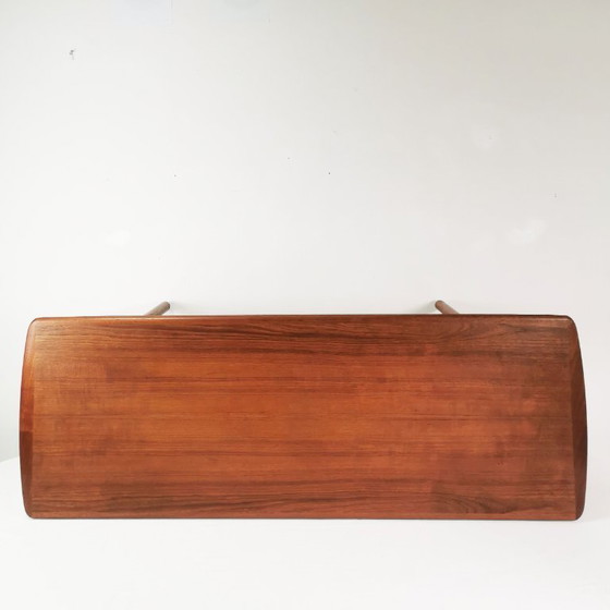 Mesa de centro de teca Mid-Century, Arrebo Møbler, diseñada por Robert Christensen, Dinamarca, años 60. (photo 7 of 15)
