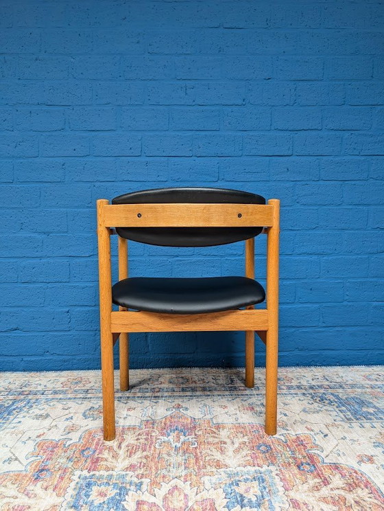 Image 1 of 1x Vintage armchair office chair, Jørgen Bækmark for FDB Møbler, 1970s