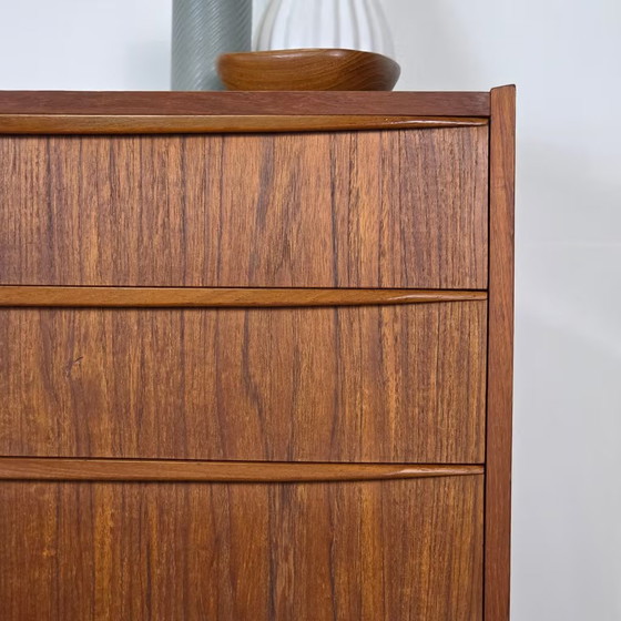 Cassettiera danese vintage, teak anni '60 scandinava, Cassettiere, Legno, Marrone, Scandinavian (foto 8 di 19)