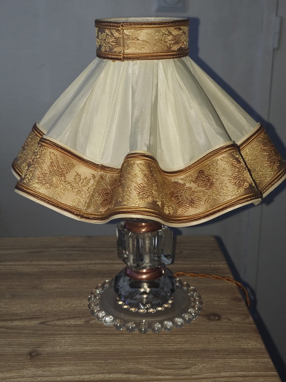 Image 1 of Vintage glazen lamp