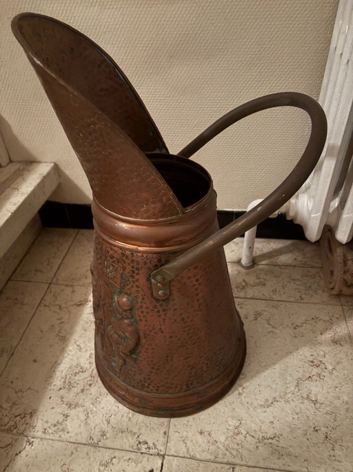 caldaia a carbone in rame