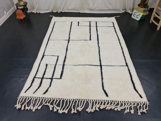 Alfombra de lana natural tejida a mano, de elaboración tradicional, tamaño 250 x 150 cm. – Aime Té, Wool (photo 4 of 10)