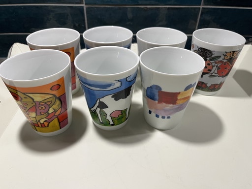 7 Art cups