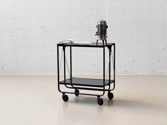 Vintage Leifheit Side-Car Serving Trolley – Magazine rack, Metal (photo 13 of 18)