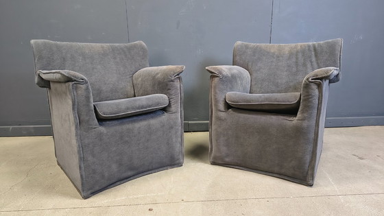 Image 1 of Lauriana fauteuils van Afra en Tobia Scarpa voor B&B Italia, jaren 70.