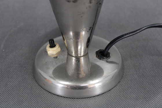Image 1 of 1930er Bauhaus-Tischlampe mit verstellbarem Schirm, Tschechoslowakei
