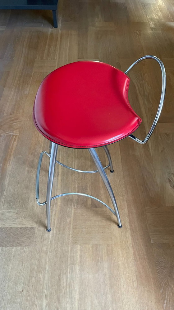 Cattelan Italia Barhocker (2x) – Chrom, Skai (photo 6 of 9)