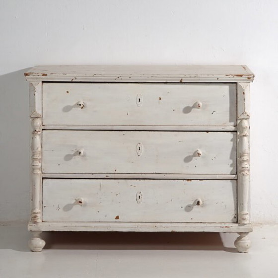 Antique white chest of drawers (c.1920) #48 (photo 37 of 40)