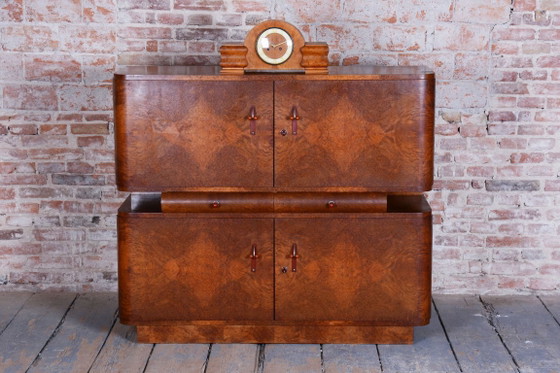 Gerestaureerd art-deco dressoir, van J. Halabala, UP Zavody, mahoniehout, Tsjechië, jaren 1920 – UP Závody (photo 12 of 44)